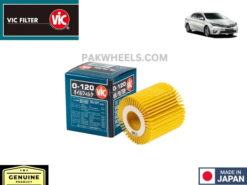 Toyota Corolla Grande 2014-2024 VIC Oil Filter - Made in Japan Image-1