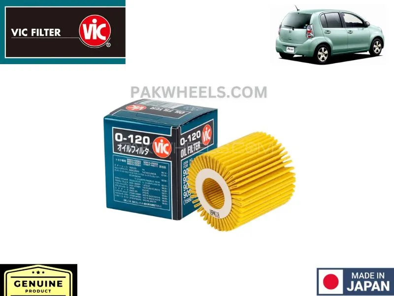 Toyota Passo 2010-2016 VIC Oil Filter - Made in Japan Image-1