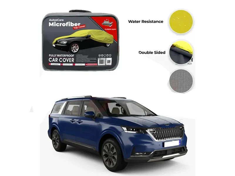 Kia Carnival Microfiber Car Top Cover - Model 2020-2021 Image-1