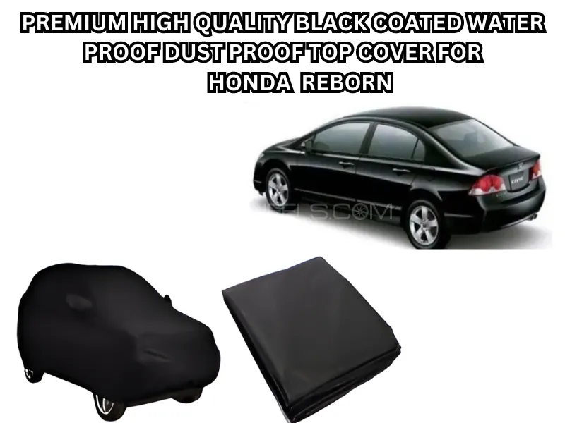Premium High-Quality Black Coated Waterproof, Dustproof, Top Cover for Honda Reborn Image-1