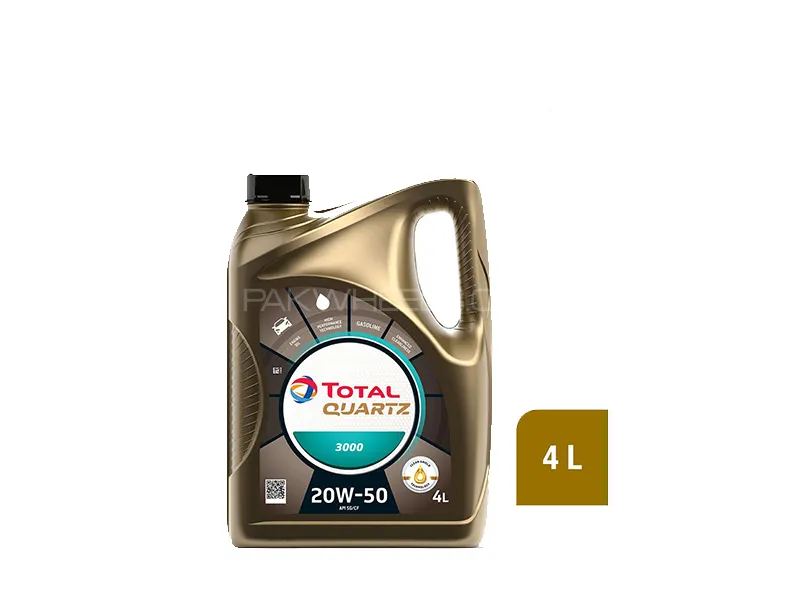 Total Quartz 3000 20W50 4L Engine Oil Image-1