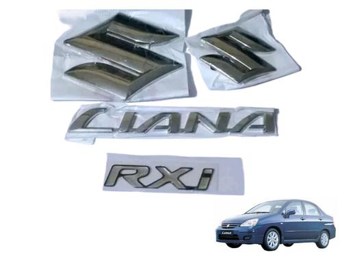 Suzuki Liana 2006-2014 Monogram Logo Emblems - Full Set Suzuki Liana 2006-2014 Monogram Logo Emblems - Full Set