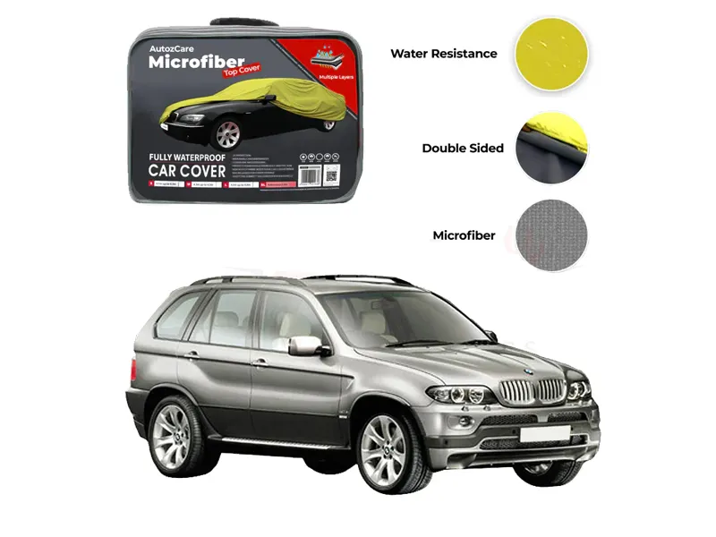 BMW X5 Series Microfiber Car Top Cover - Model 1999-2006 Image-1