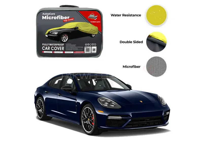Porsche Panamera Model 2010-2018 Microfiber Car Top Cover Image-1