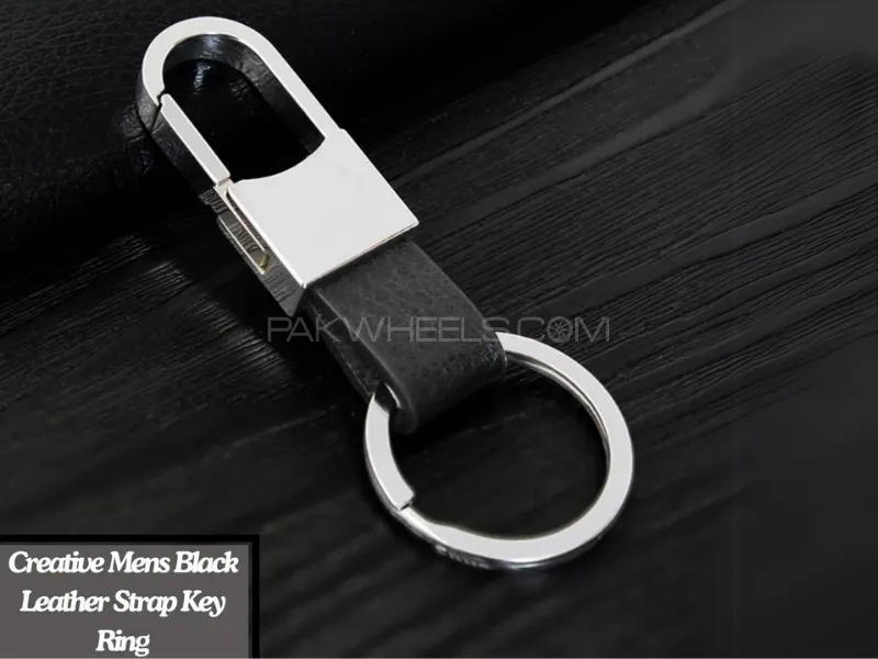 Fashion Leather key Chain New Men Women | Metal Waist Hanging Key Chain Best Gift Key Ring jewelry Image-1