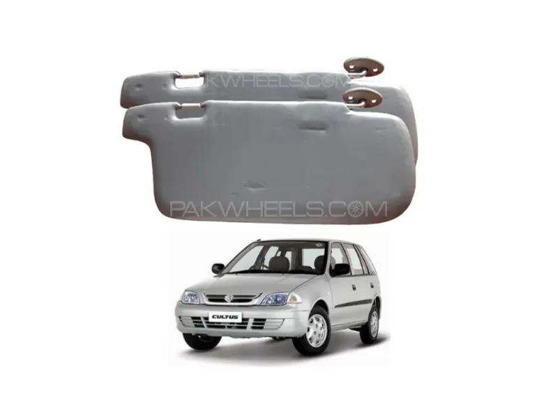 Sun Shade Roof Inner Sun Visor for Suzuki Cultus 2000-2017 2 pcs Image-1