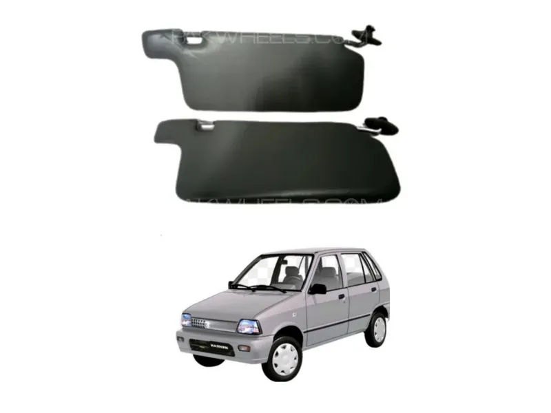 Sun Shade Roof Inner Sun Visor for Suzuki Mehran 2 pcs Image-1