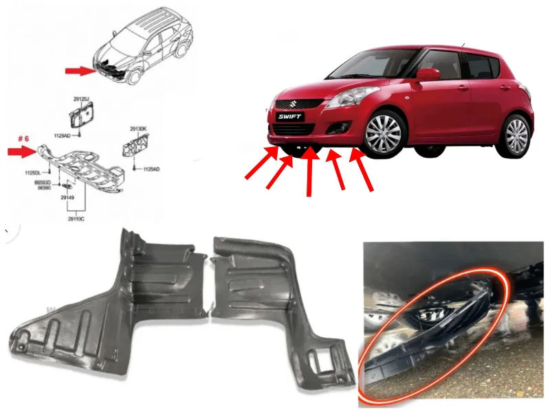 Suzuki Swift 2010-2021 Engine Shield Image-1