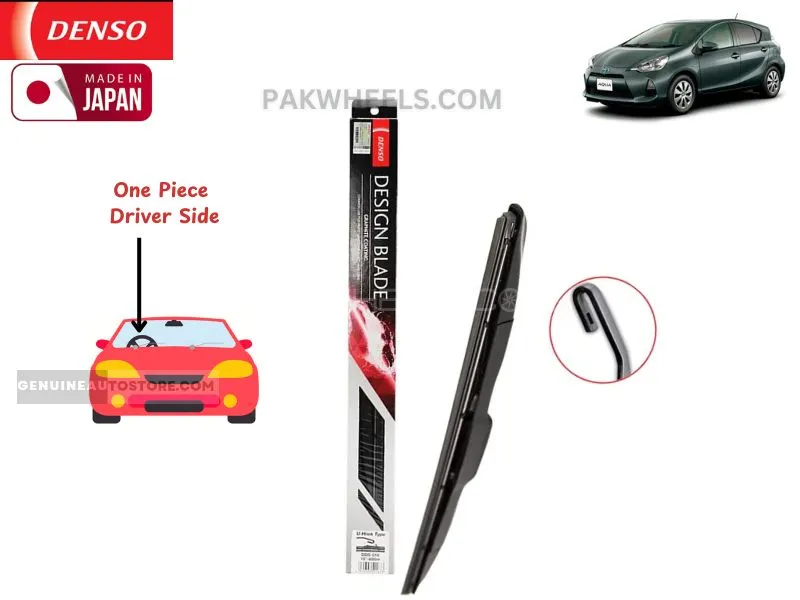 Toyota Aqua 2011-2014 Denso Wiper Blade Driver Side - Made in Japan Image-1