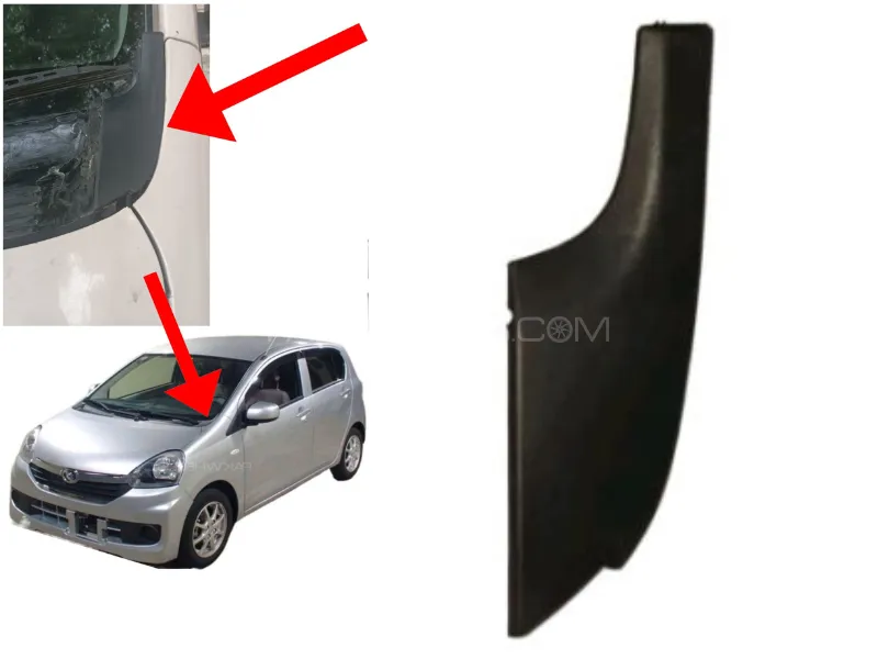 Daihatsu  Mira E.s 2006-2017 Wiper Shield Corner - Left Side - 1 Pcs Image-1