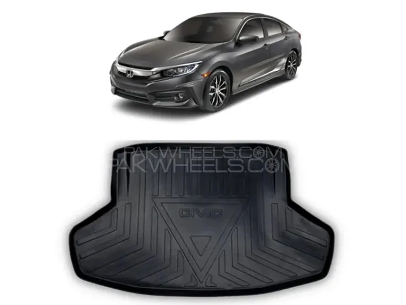 Honda Civic 2016-2021 Trunk Tray | Cargo Boot Liner Diggi Protection | Trunk Protection