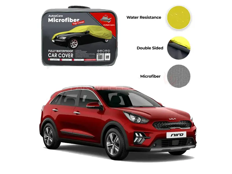 Kia Niro Microfiber Car Top Cover - Model 2021-2022 Image-1