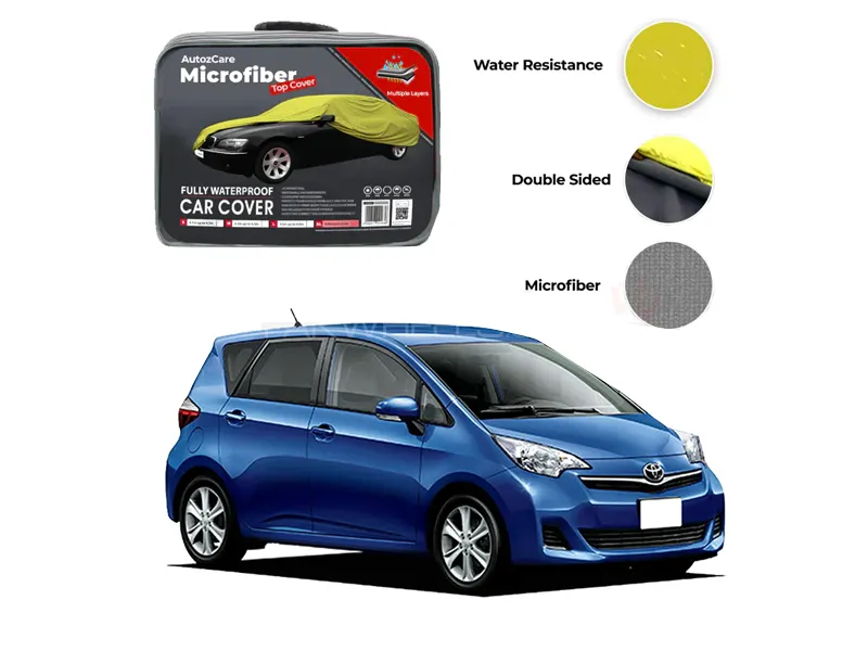 Toyota Ractis Microfiber Car Top Cover Model 2005-2010 Image-1