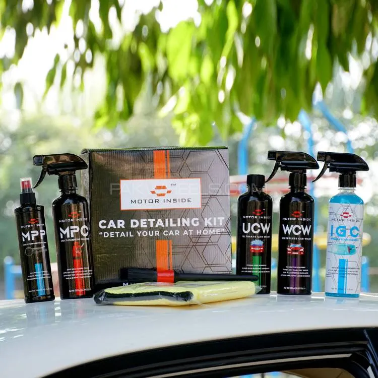 Car Care Kit 7 in 1 MPC-UCW-IGC-WCW-MPP-Microfiber Towel 600 GSM  Image-1