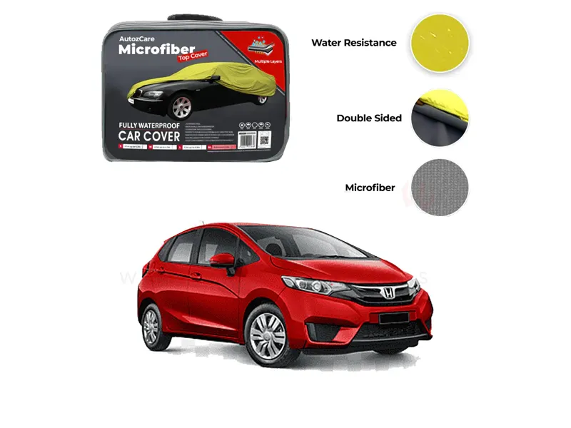 Honda Fit Hybrid Microfiber Car Top Cover - Model 2013-2018 Image-1