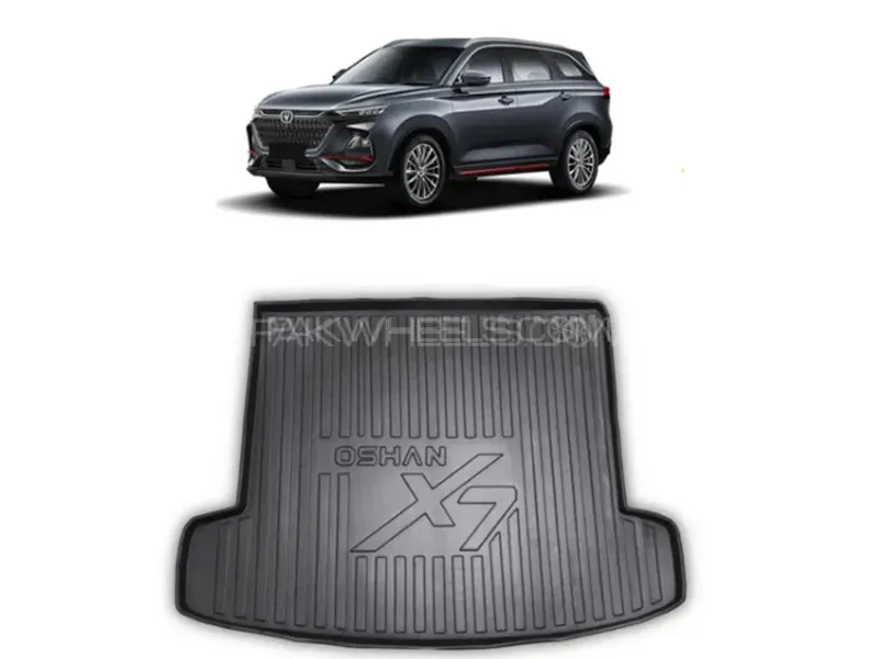 Changan Oshan X7 2022-2024 Trunk Tray | Cargo Boot Liner Diggi Protection | Trunk Protection Image-1
