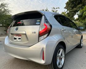 TOYOTA AQUA L PACKAGE NEW SHAPE (1500cc)
Model 2017 || Registered 2021 end
Silver Color
Bumper To Bumper Original 100% Guaranteed 
4 Grade Auction Sheet 
15,000km Import Mileage 
63,000 Current Mileage
Key Start 
Climate control A/c
Multi Steering
TV back camera
New Rims & Tires Installed 
100% BATTERY AND ABS  
Radar 
Interior is as crispy as new 
1st Owner 
Still Smells Like New 
Extremely good condition 
Just like a brand new car
EXCHANGE POSSIBLE WITH ANY CAR