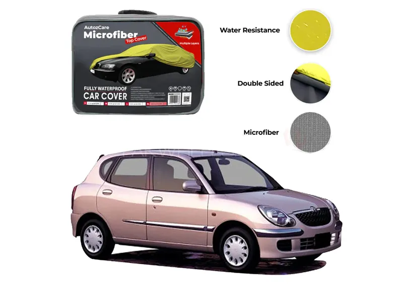 Toyota Duet Microfiber Car Top Cover - Model 1998-2004 Image-1