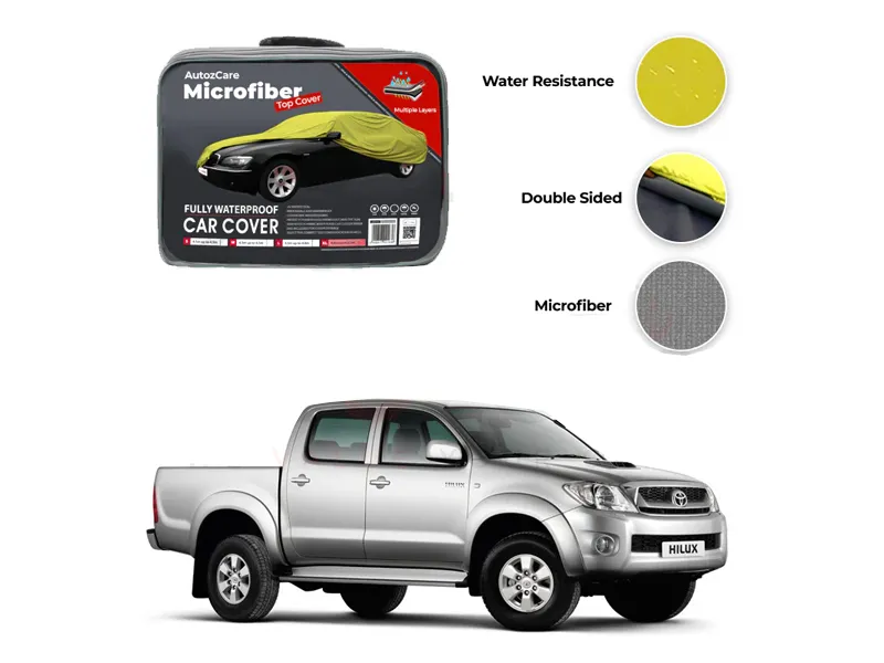 Toyota Hilux Microfiber Car Top Cover - Model 1997-2005 Image-1
