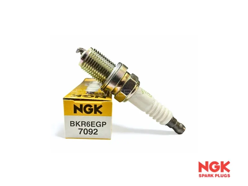 NGK Platinum Spark Plug Honda City And Toyota Corolla 1.3 | IBKR6EGP- 4 Piece | Made In Japan Image-1
