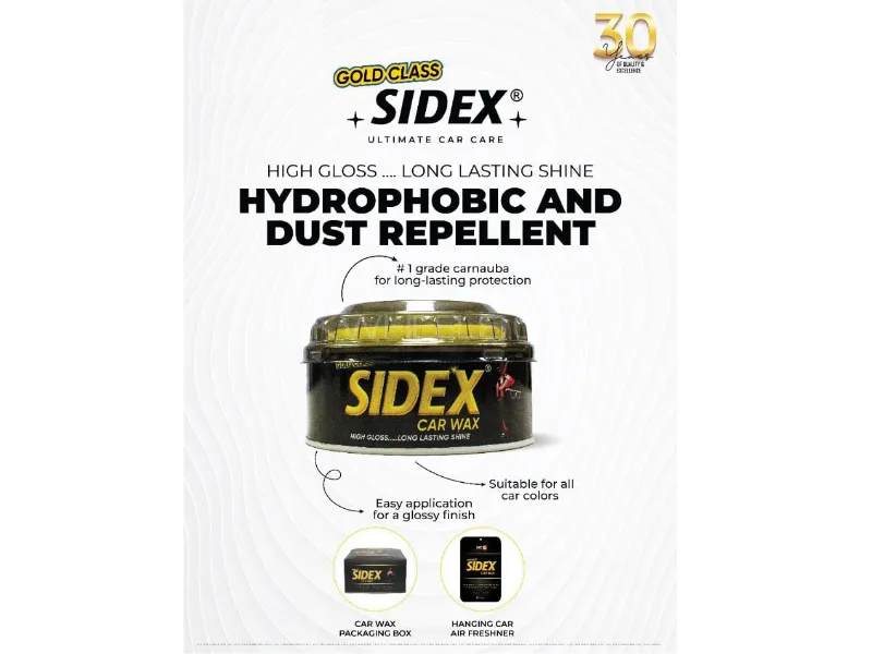 Premium High-Quality [Sidex] Golden Car Wax for Luxury Cars Image-1