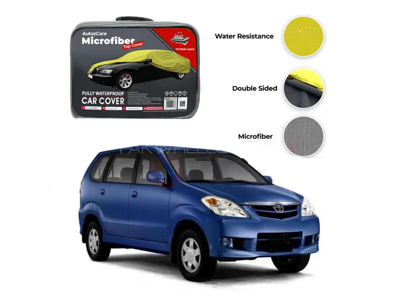 Toyota Avanza Microfiber Car Top Cover-Model-2010-2012 Image-1