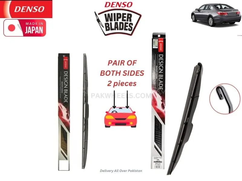 Honda Accord 2013-2019 Denso Wiper Blade Set - Made in Japan Image-1
