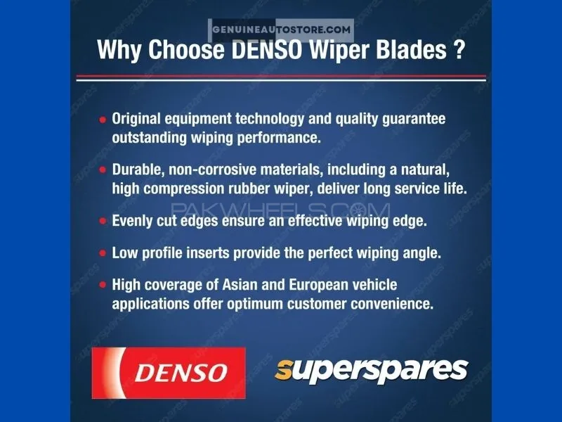 Toyota Axio 2006-2012 Denso Wiper Blade Set - Made in Japan Toyota Axio 2006-2012 Denso Wiper Blade Set - Made in Japan Image-8