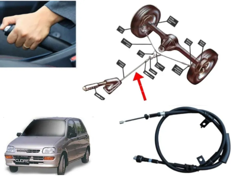 Daihatsu Cuore 2000-2012 Hand Brake Cable | 1 Pcs Image-1