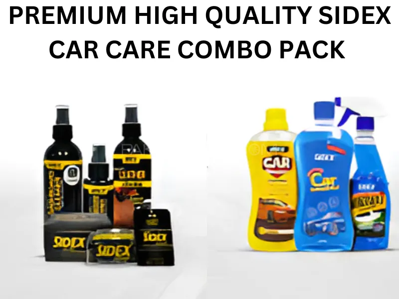  Premium High-Quality Sidex-Car Care Combo Pack [Pack of 6] with the new items:  Image-1