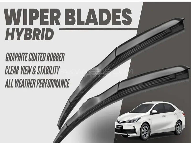 Toyota Corolla 2014 - 2024 Wiper Blades | Hybrid Type | Graphite Coated Rubber Image-1