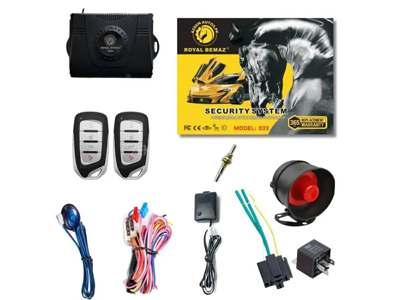 Universal Royal Bemaz Car Alarm Security System G33-R2 Image-1