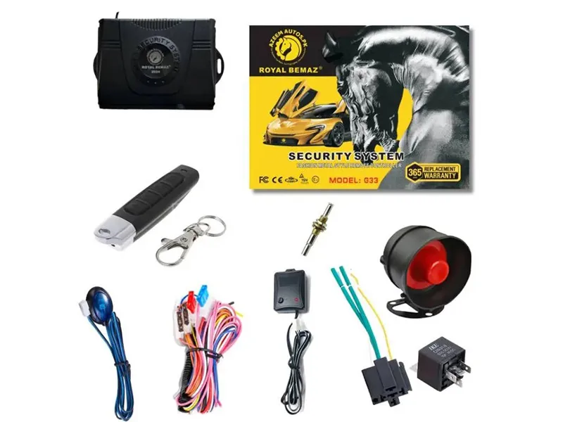 Universal Royal Bemaz Car Alarm Security System G33-R3 Image-1
