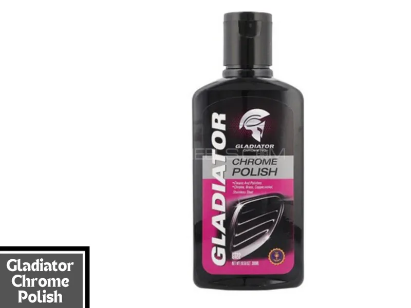 Gladiator Chrome Polish - 300 ML | Gladiator Chrome Polish Chrome Bumpers, Wheels and Accessories Image-1