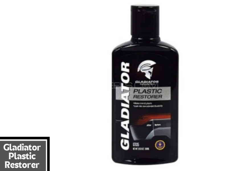Gladiator Plastic Restorer - 300 ML | Gladiator Plastic Restorer Revitalizes Faded & Discolored Image-1