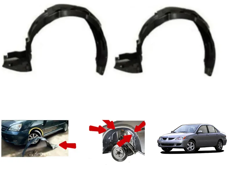 Mitsubishi Lancer 2002-2007 Fender Shield | 2 Pcs Set Image-1