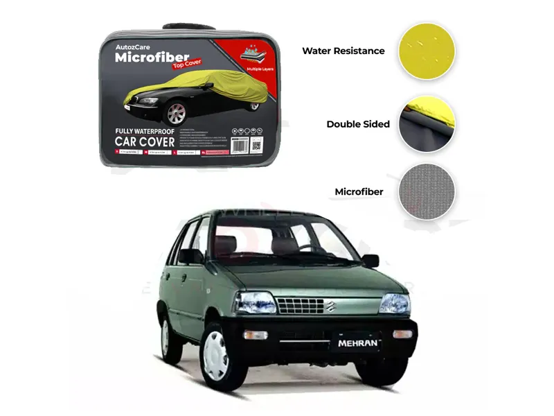 Suzuki Mehran Microfiber Car Top Cover - Model 2012-2019 Image-1