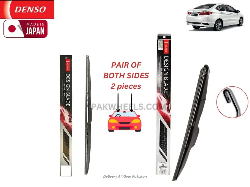 Honda City 2022-2024 Denso Wiper Blade Set - Made in Japan Image-1