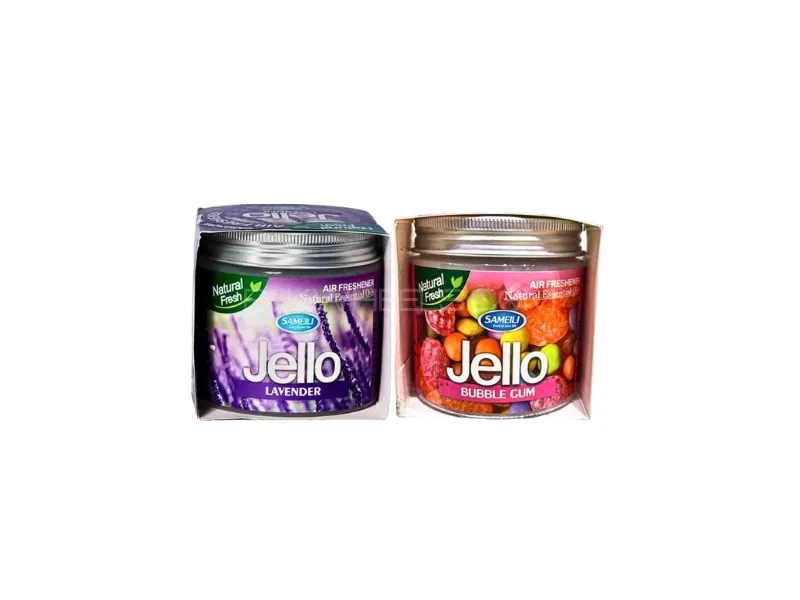 Jello Air Freshener Gel Pack Of 2 Lavender & Bubble Gum| Perfume Gel Image-1