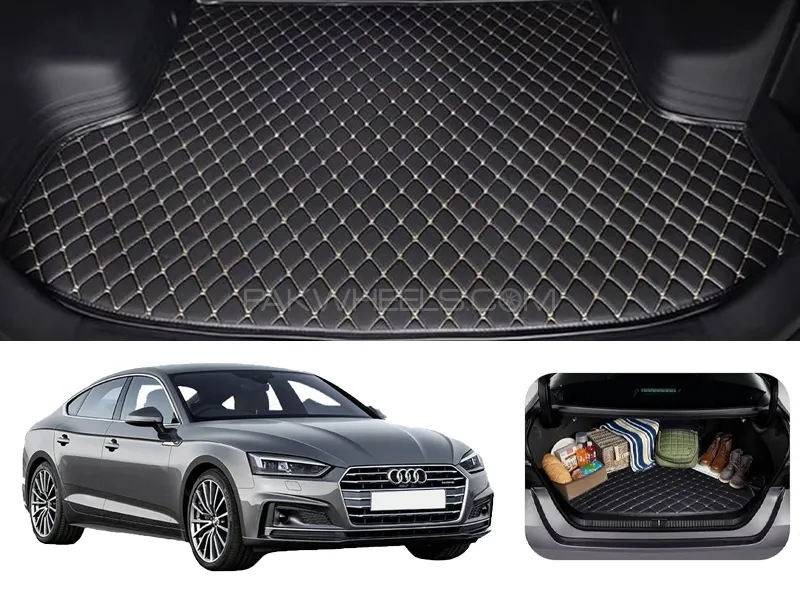 Audi A5 7D Custom Car Trunk Mat - Model 2007-2016 Image-1