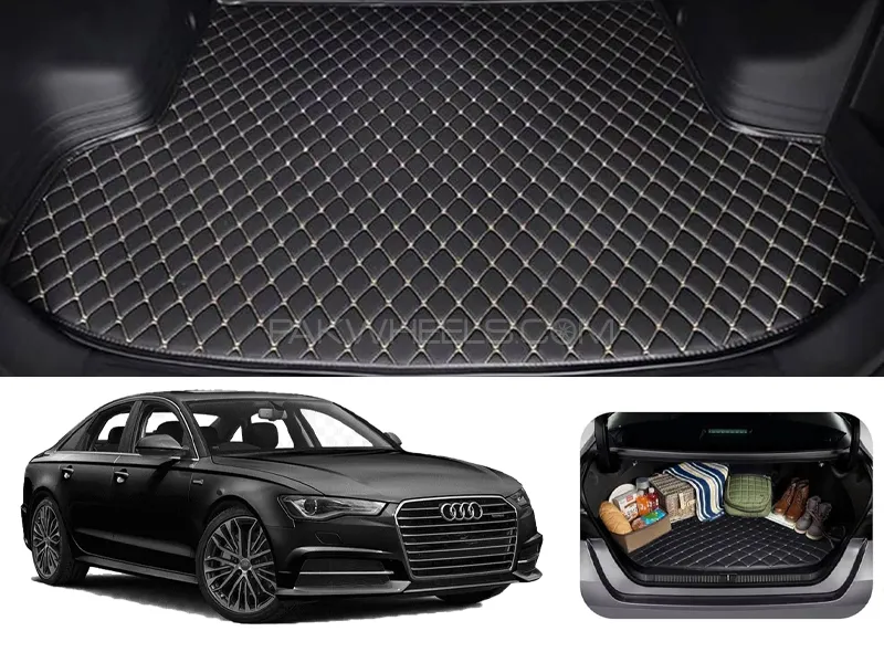 Audi A6 7D Custom Car Trunk Mat - Model 2011-2018 Image-1