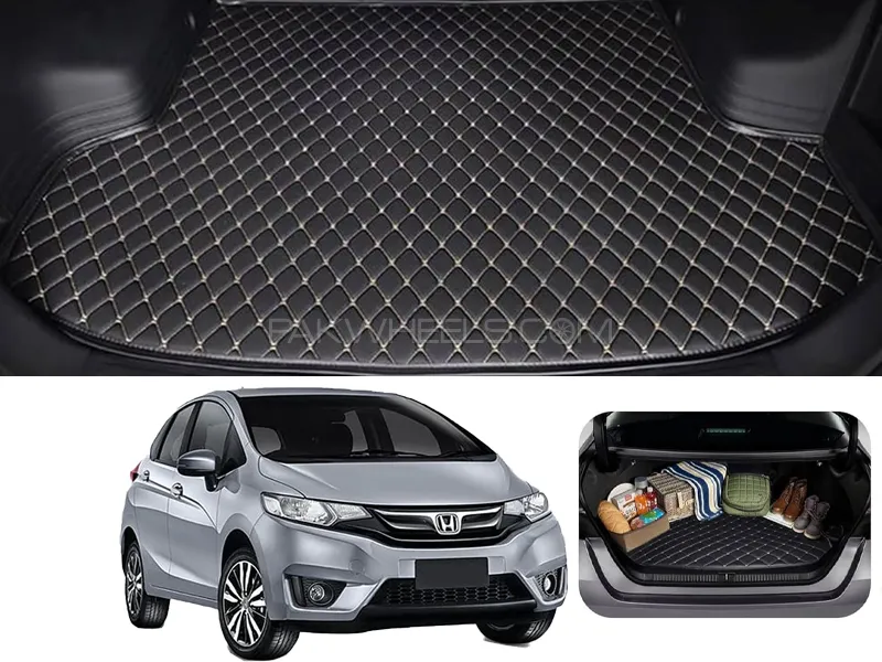 Honda Fit 7D Custom Car Trunk Mat - Model 2013-2022