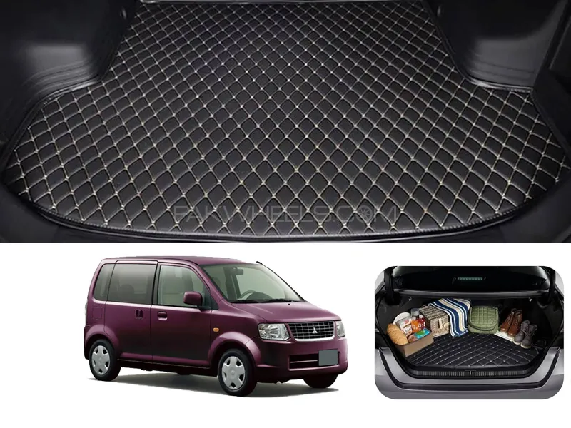 Mitsubishi EK Wagon 7D Custom Car Trunk Mat - Model 2006-2013
