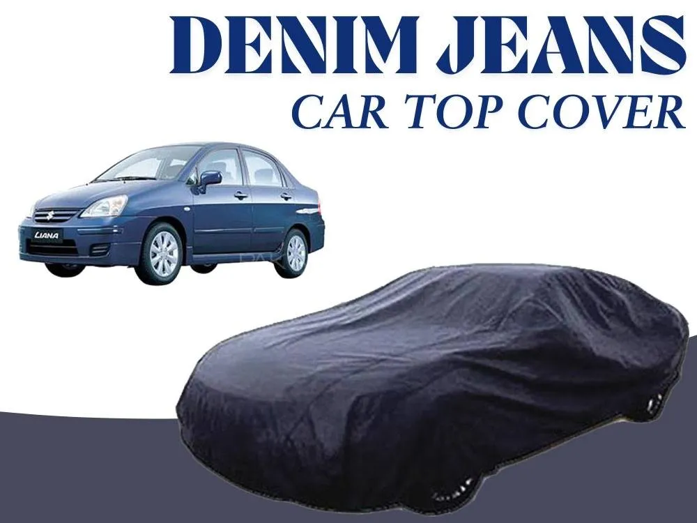 Suzuki Liana 2006-2014 Denim Jeans Top Cover | 12oz Denim | Heat Proof | Anti-Crack Image-1