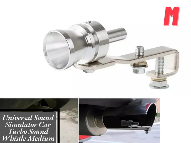Universal Sound Simulator Car Turbo Sound Whistle Medium Size for 1100 to 2000 CC Cars Image-1