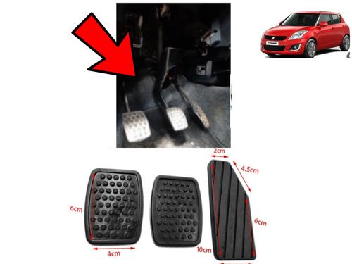 Suzuki Swift 2010-2021 Padel Rubber | 3 Pcs | Accelerator Clutch And Brake Rubber Suzuki Swift 2010-2021 Padel Rubber | 3 Pcs | Accelerator Clutch And Brake Rubber