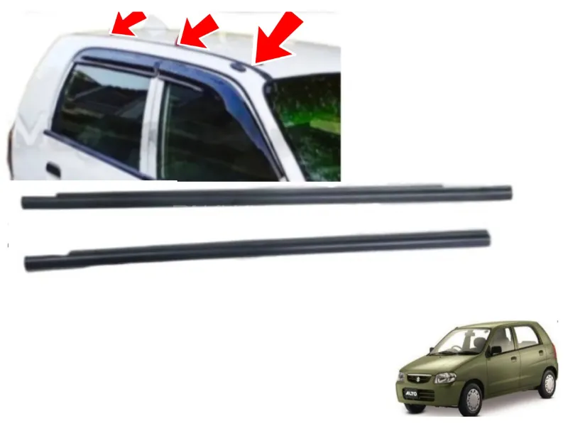 Suzuki Alto 1000cc 2000-2012 Exterior Roof Rubber | 2 Pcs Image-1