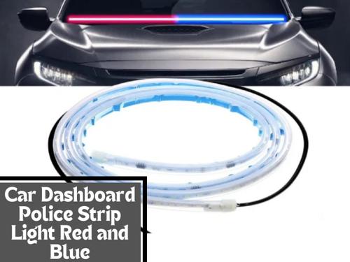 48Inch Car Dashboard Police Strip Light Red and Blue Flexible Emergency SOS Strip Light 48Inch Car Dashboard Police Strip Light Red and Blue Flexible Emergency SOS Strip Light