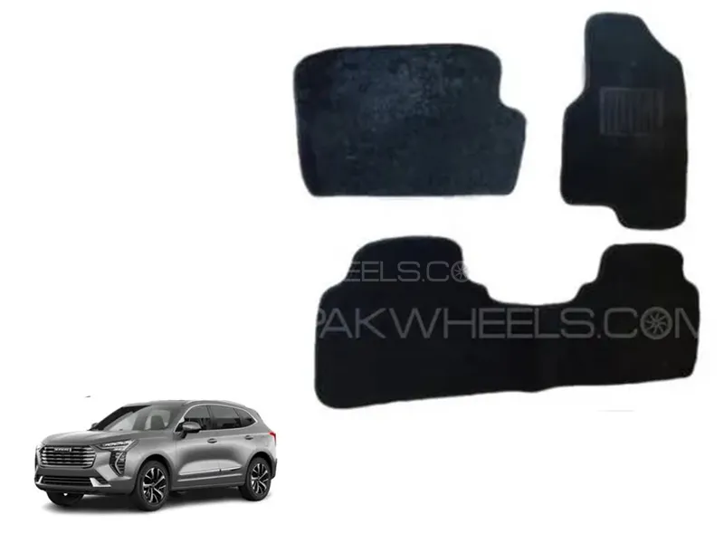HAVAL H6 2021-2024 Carpet Floor Mat - Black - Oem Fitting - 3 Pcs Image-1