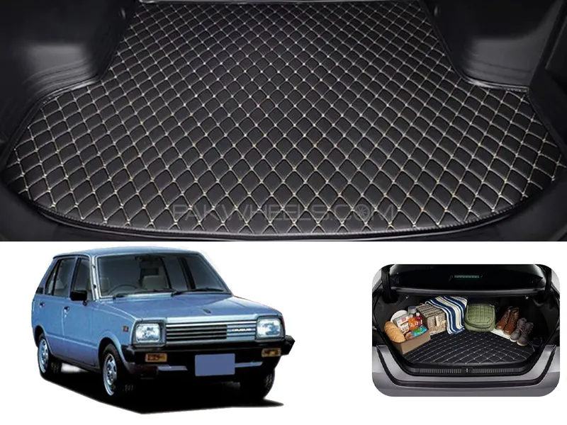 Suzuki FX 7D Custom Car Trunk Mat - Model 1980-1991 Image-1